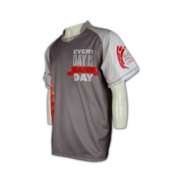 FA296 sloping shoulder sleeved tee shirts t-shirts sublimation tee supplier company FA296 sloping shoulder sleeved tee shirts t-shirts sublimation tee supplier company